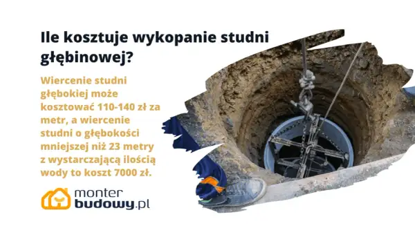 Ile kosztuje wykopanie studni głębinowej? Wiercenie studni głębokiej może kosztować 110-140 zł za metr.